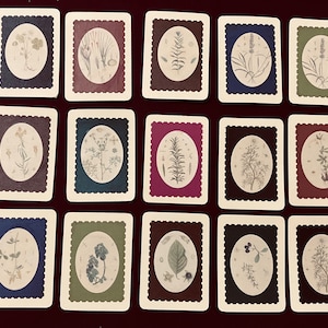 Small Botanical Layered Stamp Cards  - A Botanist’s Dream