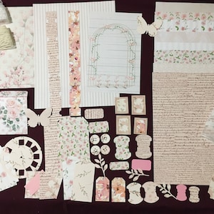 Shabby Chic Paper and Ephemera Bundle | Shabby Chic Paper & Ephemera | Labels | Tickets | Lace