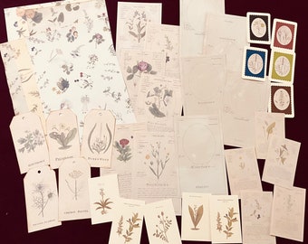 Botanical Ephemera Bundle - A Botanist’s Dream