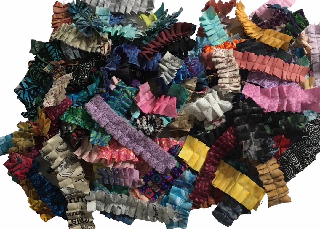 Assortment of Fabric Ruffles (3”to 7.5” Mixed Lengths) for Handmade ...
