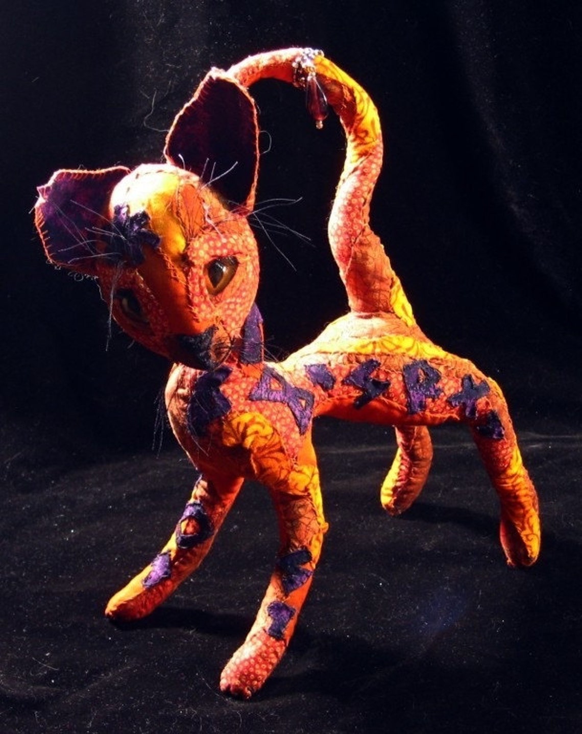 Custom Magic Rune Cat Rune Embellished Soft Sculpture Cat - Etsy