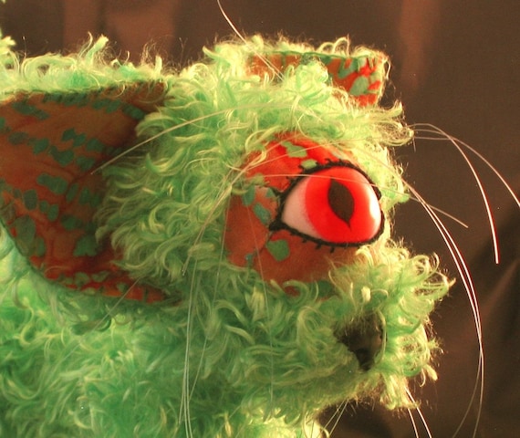 Custom Fantasy Plush Cat: The Boogaloo HexCat, Magic Familiar