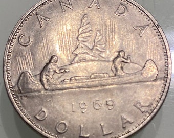 1969 Canadian Voyageur Dollar