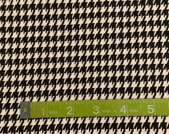 Black Houndstooth Fabric 1 Yard + 20” by 56 inches Wide - Premier Prints - upholstery fabric - Home Decir