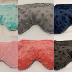 Weighted Minky Eye Mask with Removable Soft Cover - Spa Wellness Gift image 8