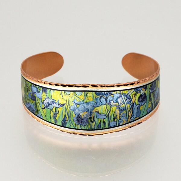 Kupfer Armreif, Van Gogh Armreif, Van Gogh Armreif, Van Gogh Armreif, Van Gogh Armreif, Van Gogh Armband, Handarbeit