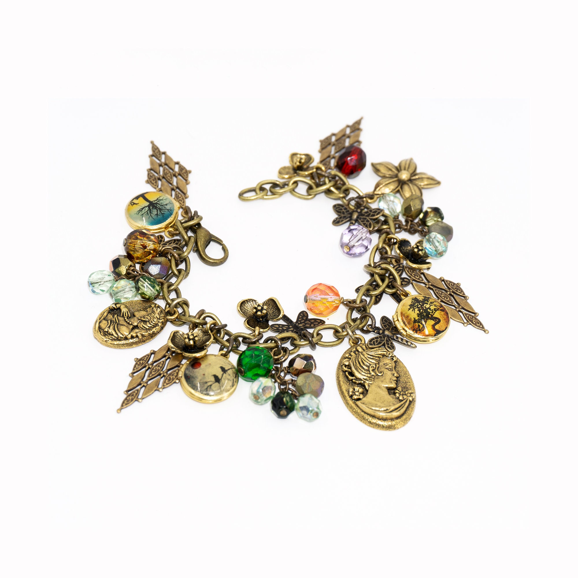 Vintage Charm Bracelet Custom Charm Bracelet Vintage Etsy