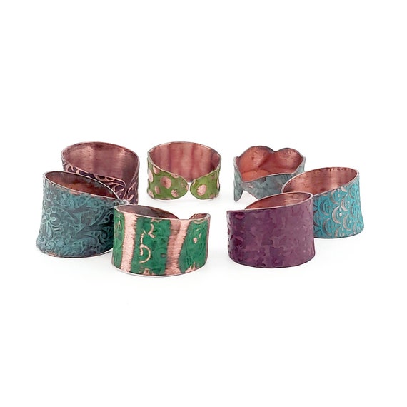 Anillos de cobre 2025 artesanales