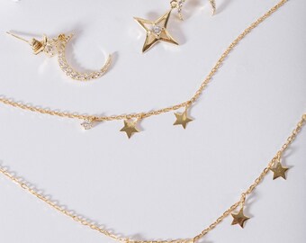 COLLAR MOON & STAR