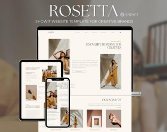 Minimal Showit Website Template: Creative Brands & Coaches
