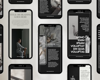 Instagram Story Templates, Canva Coach Templates (Digital Download)
