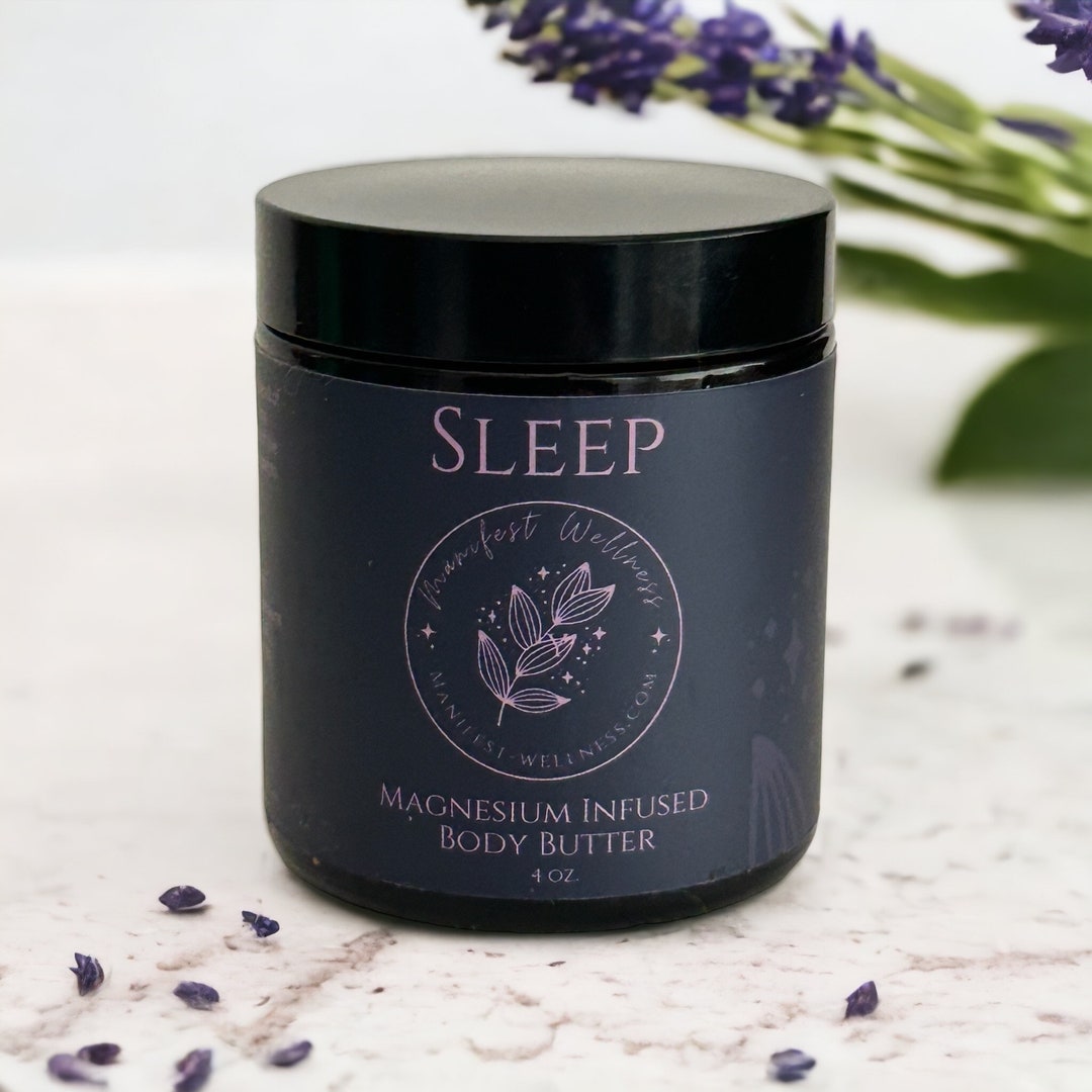 Sleep Butter Magnesium Sleep Butter, Magnesium Body Butter, Magnesium Sleep Lotion ...