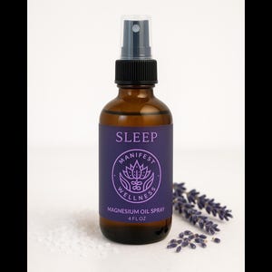 Magnesium Oil Spray Sleep Blend with relaxing Essential Oils
