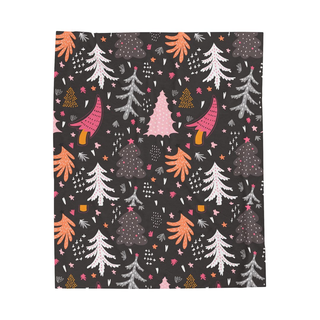 Fancy Trees Plush Blanket main image 1