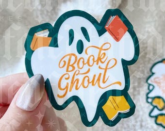 Book Ghoul | Spooky | Bookish Sticker | Kindle Sticker