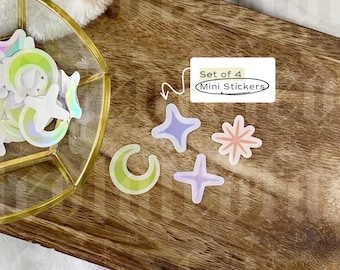 4 Pack of Gap Filler Mini-Stickers | Celestial | Stickers