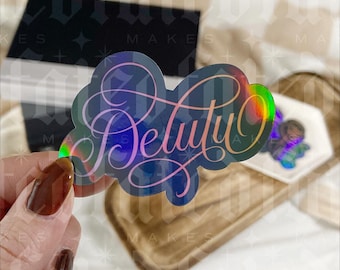 Delulu | Sticker | Girlie Sticker | Just a Girl