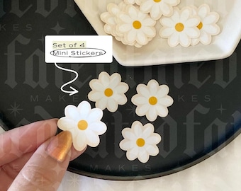 4 Pack of Gap Filler Mini-Stickers | Daisy | Stickers
