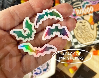 4 Pack of Gap Filler Mini-Stickers | Bats | Stickers
