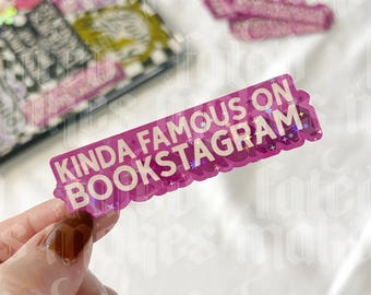 Kinda Famous on Bookstagram | Bookish Sticker | Kindle Sticker