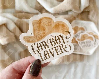 Cowboy Lover | Cowboy Romance | Bookish Sticker | Kindle Sticker