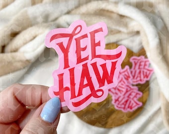 Yee Haw | Cowboy Romance | Bookish Sticker | Kindle Sticker
