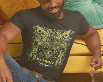 Detroit Techno T-shirt, Sci-Fi Music Festival Tee