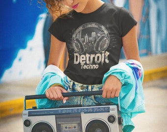 Detroit Techno T-shirt, Electronic Music Rave Tee