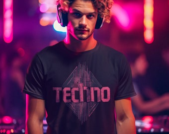 Detroit Techno T-Shirt, Rave Dance Music, Motor City