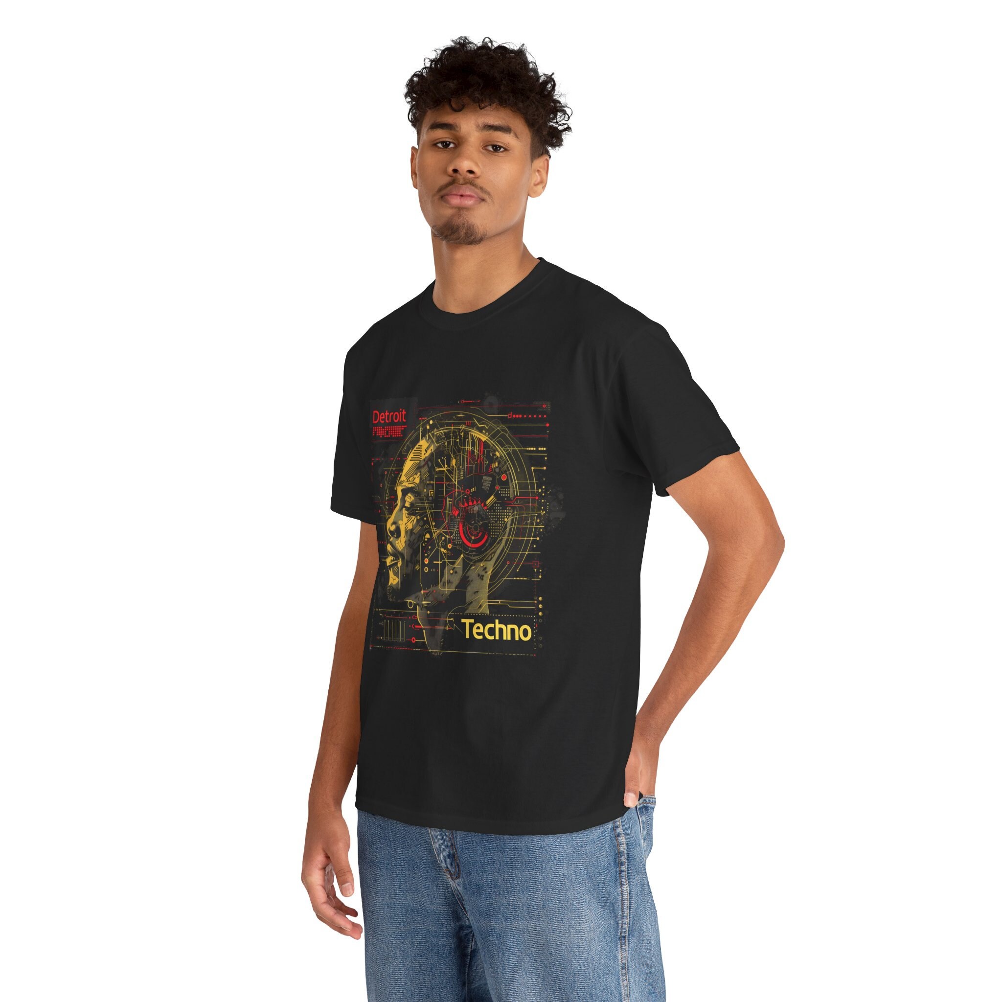 Techno The New Dance Sound of Detroit T-Shirt Uomo