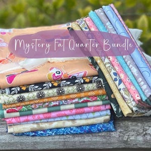 Mystery Fat Quarter Bundle, Quilting Cotton, Surprise Bundle, Fat Quarter Grab Bag