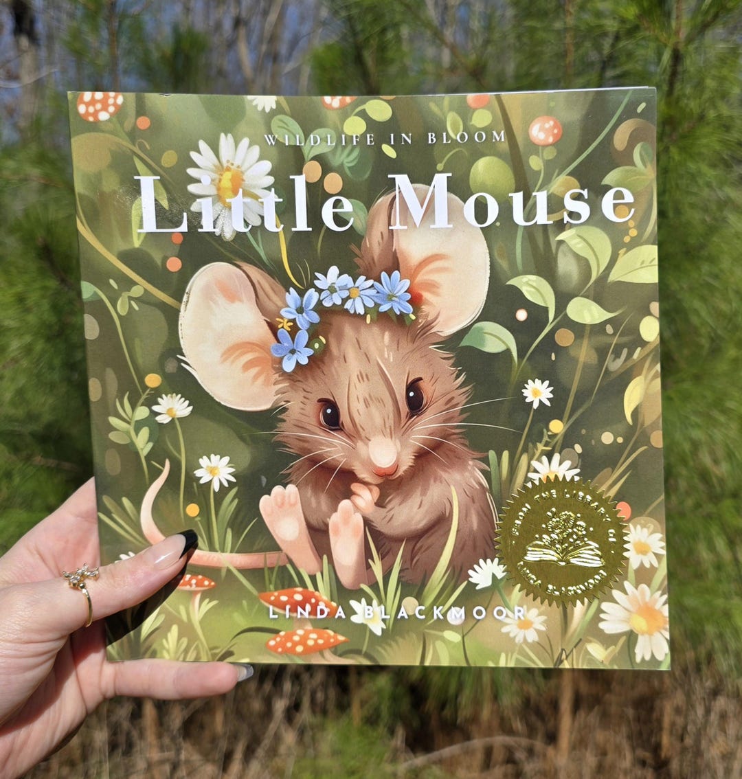 Little Mouse | Wildlife in Bloom Series Picture Book Children Magical ...