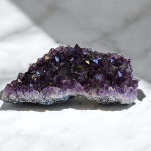 Druzy Amethyst Cluster: Rare Specimen, Home Decor (21 CM)