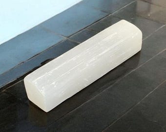 Barras de cristal de selenita: limpieza energética natural, meditación y sanación