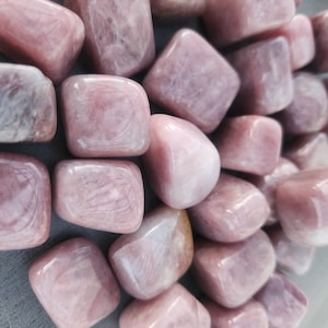 Lavender Quartz Tumbled - Self Worth Stone - Polished Healing Gemstone - Purple Rose Quartz