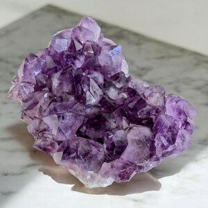 Druzy Amethyst Cluster: Rare Specimen, Home Decor (14 CM)