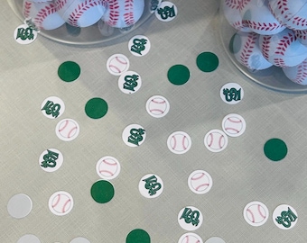 Custom Sports Team Logo Confetti, Baseball Confetti, Accent Color