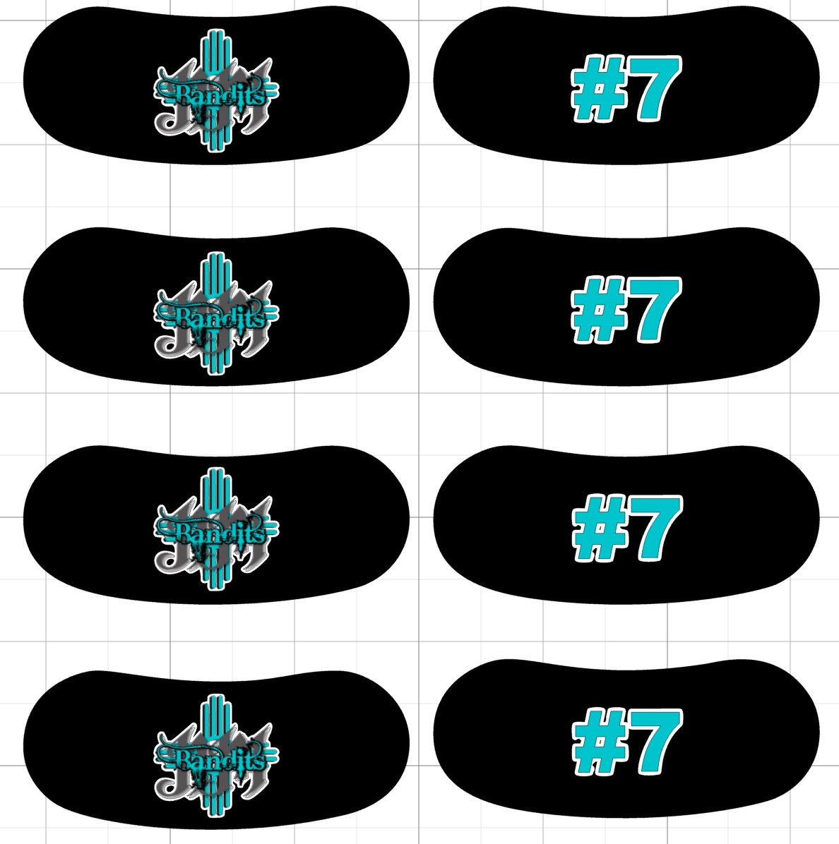 Custom Eye Black Stickers, Personalized Eye Black, Baseball, Softball, Football, Cheer Face Stickers, Team Logo, Customized Eye Black