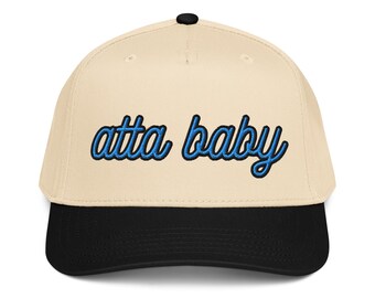 Atta Baby Baseball Hat, Two-Tone 5 Panel Cap