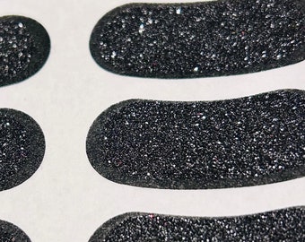 Glitter Eye Black Stickers: No Mess Sports Face Stickers