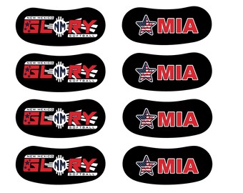 2 Paires D'autocollants EyeBlack Pour Football Universitaire - Pour Tous Les Fans