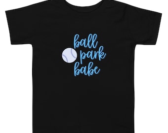 Custom Ballpark Babe Toddler Short Sleeve Tee