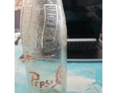 Early Rare 1942 Pepsi Cola Bottle Clear DOSSIN 39 S PAT. on bottom