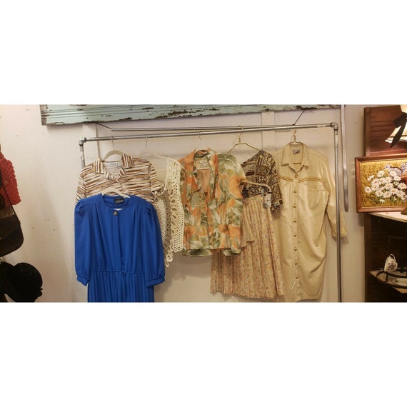 Lot 7 Vintage Dresses , tops, skirts, 1980s studde