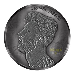 Lionel MESSI Silver Special Edition Digital Koin.