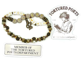 TTPD Inspired Bracelet || Cassandra || do you believe me now || Tortured Poets Friendship Bracelet || TTPD Era || female rage || resist