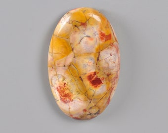 Bird's Eye Rhyolite cabochon 44x25x6mm