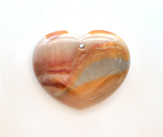 Heart shaped Ocean jasper pendant stone 34x40x8mm Heart shaped Ocean jasper pendant stone 34x40x8mm