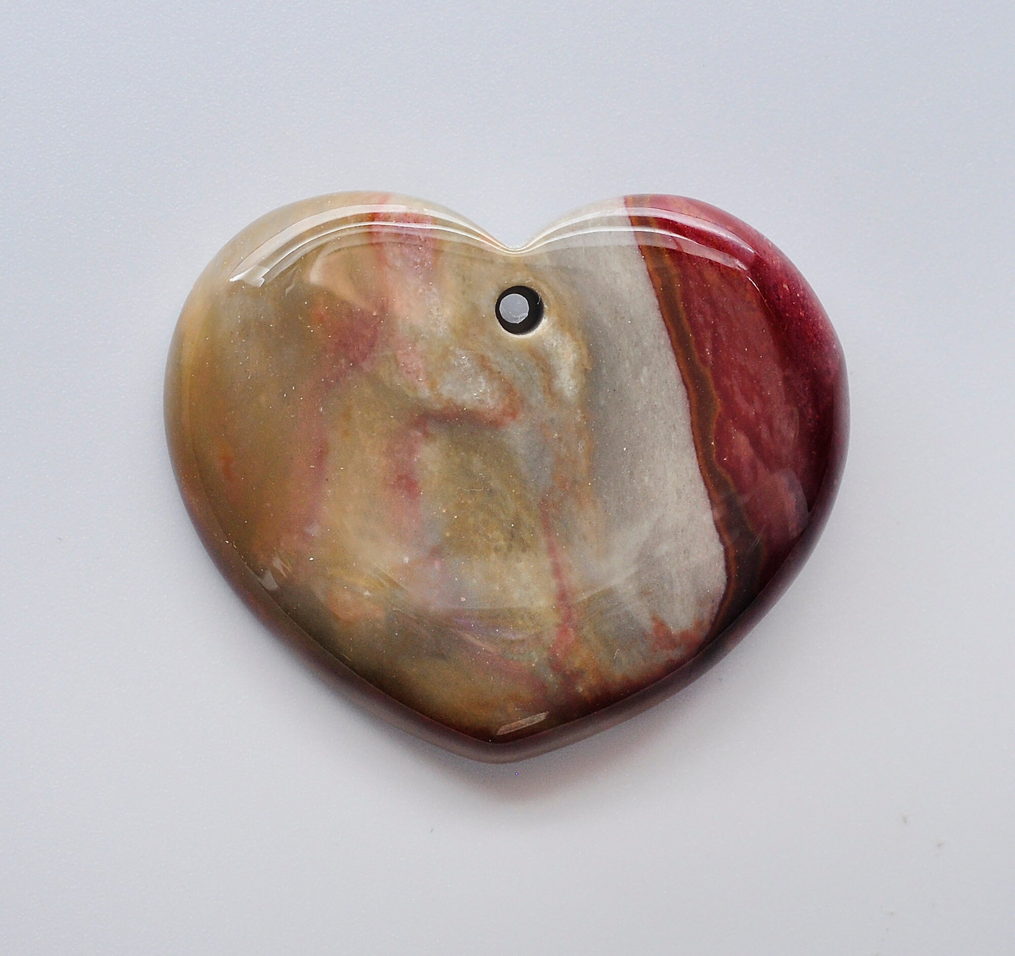 Heart shaped Ocean jasper pendant stone 34x40x8mm Heart shaped Ocean jasper pendant stone 34x40x8mm