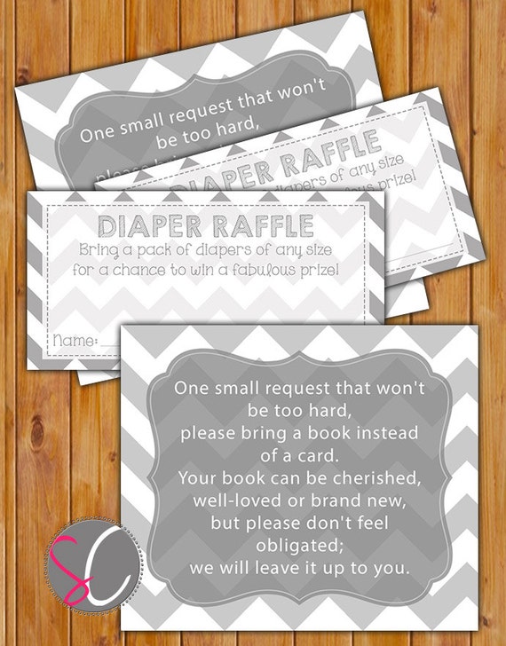 baby shower invitation inserts